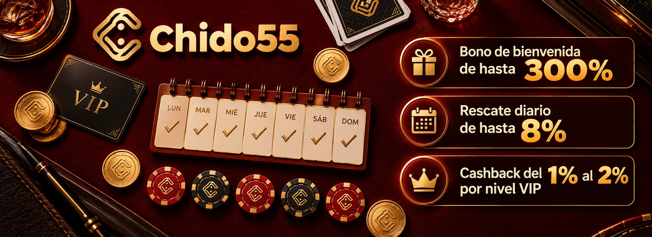 Hasta 300% en tu primer depósito